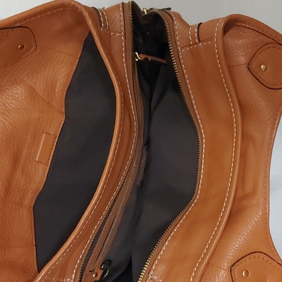 Real Cole Haan leather cognac bag. - Picture 3 of 3